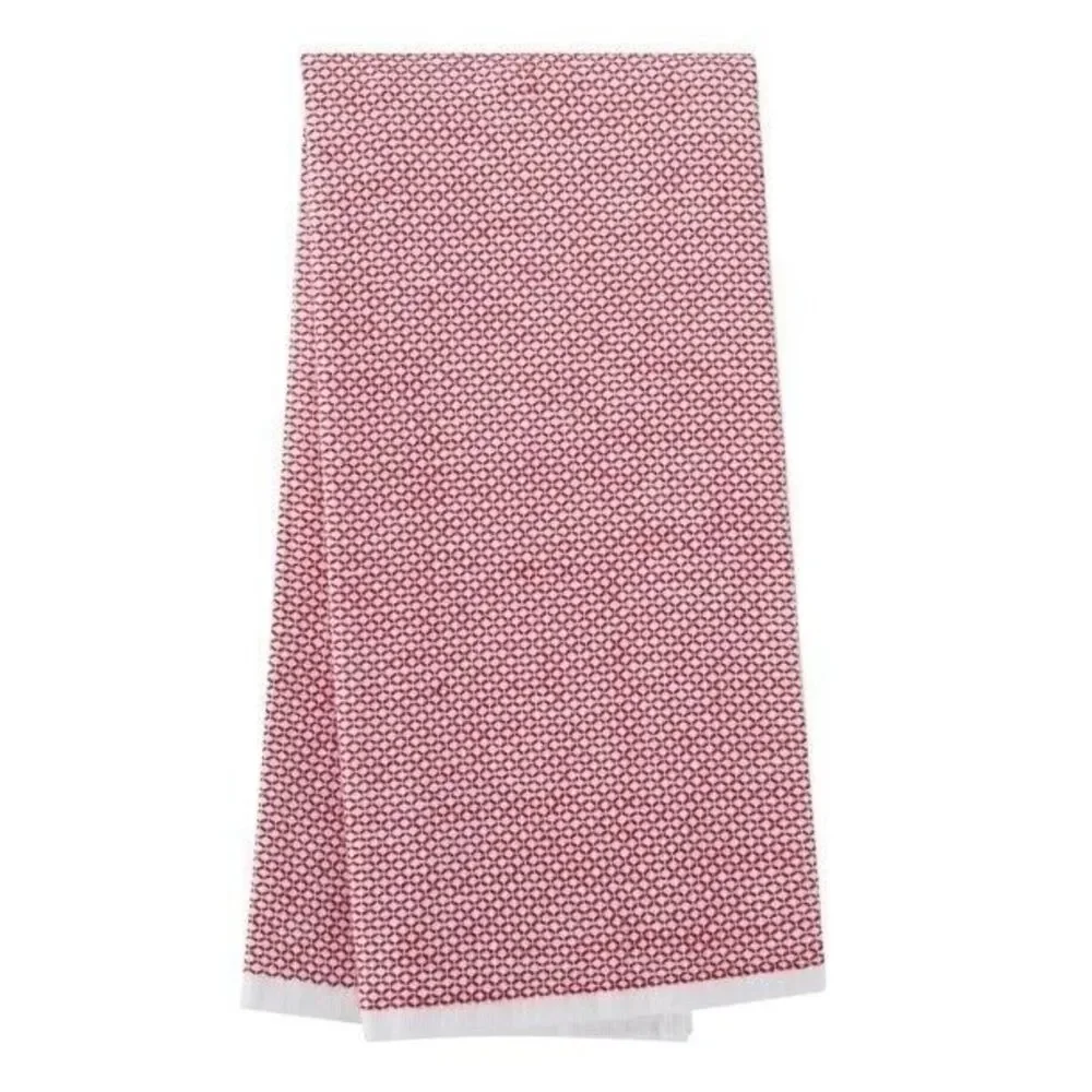 Better Homes & Gardens Oversized Woven Kitchen Towels 2pc Rose White 20 x 30-in
